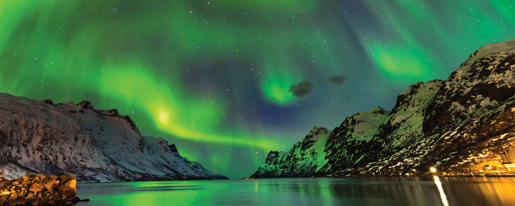Norwegian Fjords Escape with Northern Lights