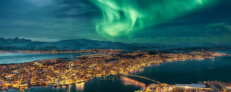 Norwegian Fjords Escape with Northern Lights