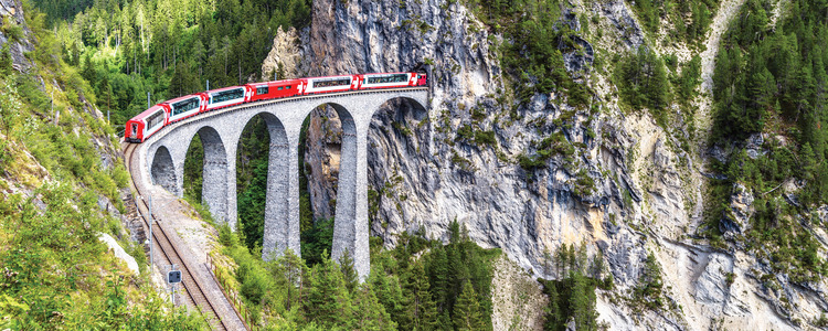 Swiss Train: Swiss Alps Train Tour - Switzerland & Italy