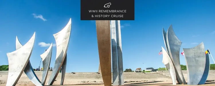 Grand France WWII Remembrance & History Cruise with 2 Nights in French Riviera  (Northbound)