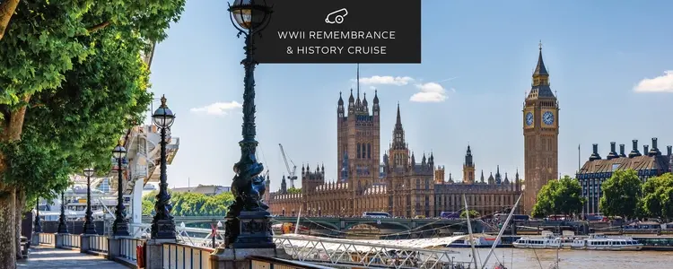 Grand France WWII Remembrance & History Cruise with 2 Nights in French Riviera  & 3 Nights in London (Northbound)