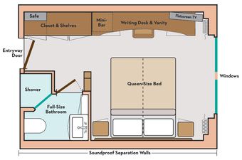 Deluxe Stateroom Layout